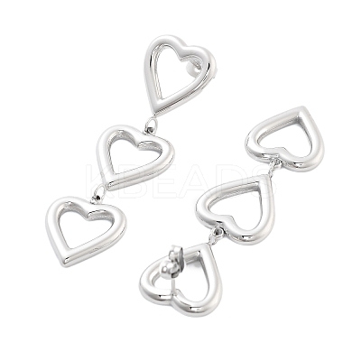 Non-Tarnish 304 Stainless Steel Stud Earrings EJEW-S226-10P-02-1
