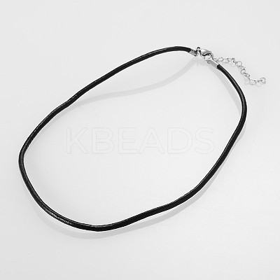 Cowhide Leather Cord Necklace Making X-NJEW-JN01256-02-1
