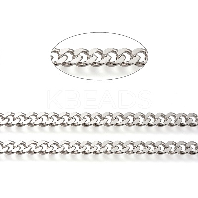 Brass Cuban Link Chains X-CHC-K010-03P-1
