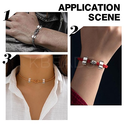 100Pcs 2 Colors Zinc Alloy Slide Charms FIND-DC0004-96-1