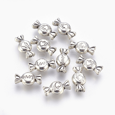 Tibetan Style Alloy Beads LS-TIBEB-R035-AS-LF-1