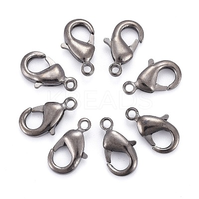 Brass Lobster Claw Clasps X-KK-902-B-1
