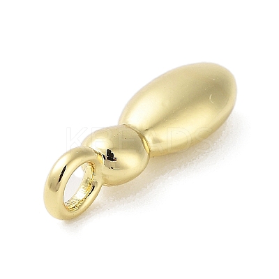 Rack Plating Brass Balloon Letter Pendants KK-C050-01G-I-1