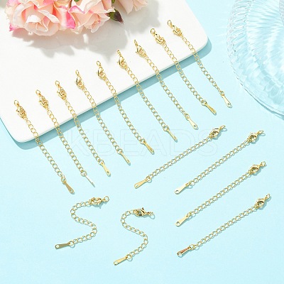 SHEGRACE Brass Curb Chain Extender XGR0150G-165G-1