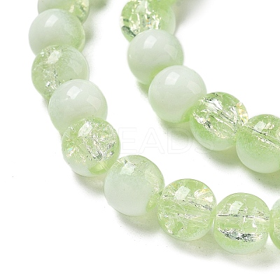 Crackle Glass Beads Strands GLAA-U001-8mm-09-1