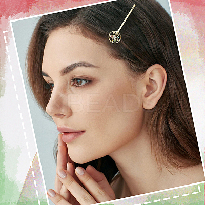 6 Bags 6 Styles Zinc Alloy Hair Bobby Pins PHAR-SP0001-01B-1