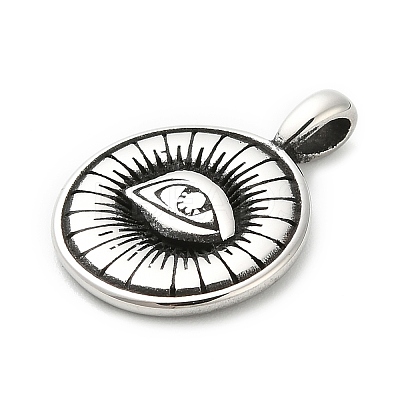 316 Surgical Stainless Steel Pendants STAS-A123-17AS-1