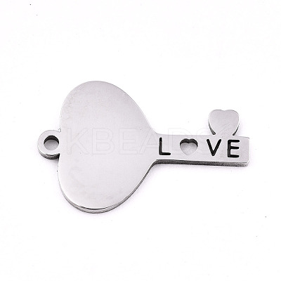 Non-Tarnish Valentine's Day 201 Stainless Steel Pendants STAS-S081-085-1