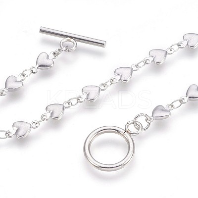 Tarnish Resistant 304 Stainless Steel Link Chain Bracelets LS-BJEW-P237-30P-1