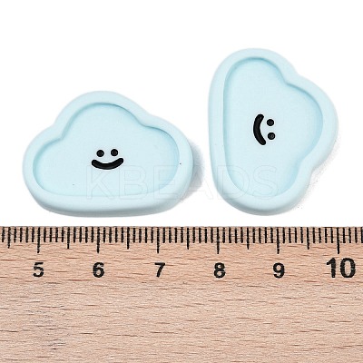 Smiling Face Resin Cabochons CRES-S372-01C-1