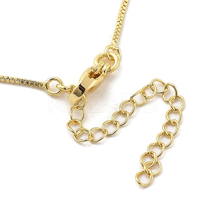 Flower Brass Shell Pearl Pendant Necklaces for Women LS-NJEW-S385-06A-G-1
