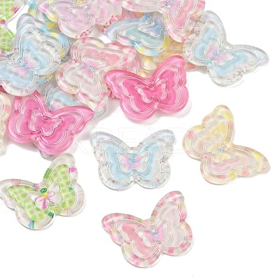 Transparent Acrylic Cabochons KY-P022-04M-1