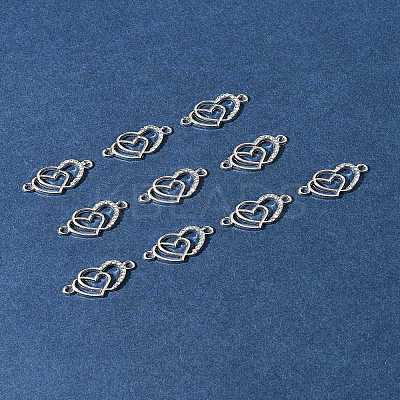 10Pcs Alloy Crystal Rhinestone Links/Connectors ALRI-FS0001-02P-1