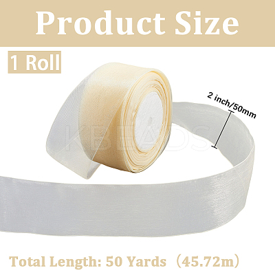1 Rolls Sheer Organza Ribbon SRIB-CY0001-22C-11-1