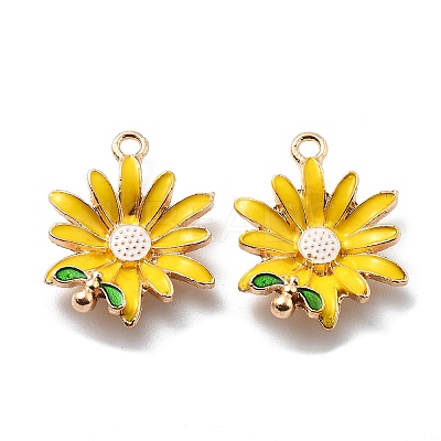 Alloy Enamel Pendants FIND-H016-01G-05-1