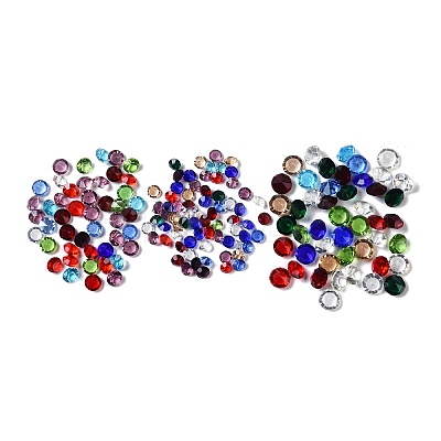 Glass Rhinestone Cabochons RGLA-XCP0001-02-1