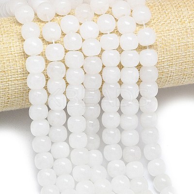 Natural Malaysia Jade Beads Strands G-B165-F13-10x10mm-1