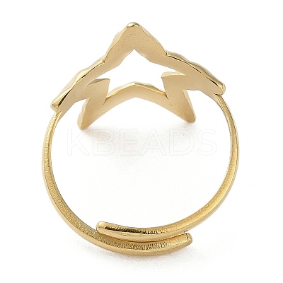 Ion Plating(IP) 316 Stainless Steel Finger Rings LS-RJEW-C075-01G-1