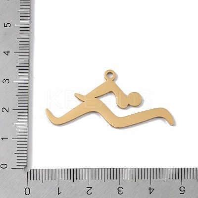 304 Stainless Steel Pendants STAS-B062-10G-1