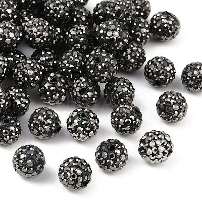 Polymer Clay Rhinestone Beads RB-N006-71-1