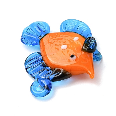 Handmade Lampwork Pendants LAMP-I031-01B-1