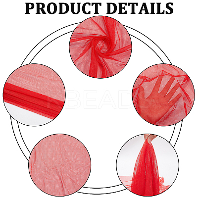 Polyester Mesh Fabric DIY-WH20009-40I-1