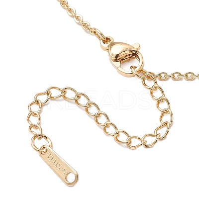 Flower Brass Pave Clear Cubic Zirconia Pendant Necklaces NJEW-JN05286-1