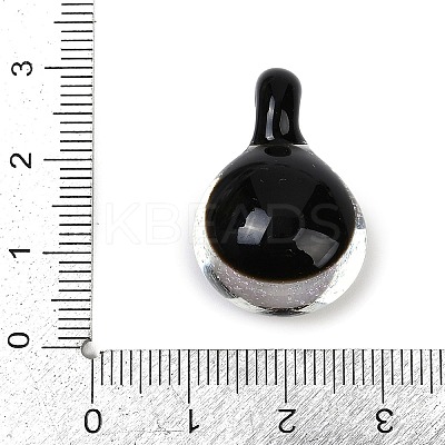Handmade Lampwork Pendants LAMP-Q005-05B-01-1