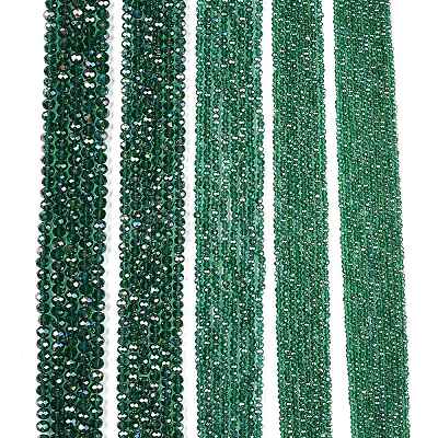 Electroplate Glass Beads Strands LS-EGLA-A044-T2mm-B18-1