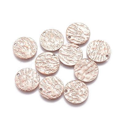 Ion Plating(IP) 304 Stainless Steel Charms LS-STAS-E455-04RG-15mm-1