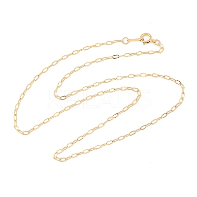 1/20 14K Gold Filled Cable Chain Necklaces for Women Men NJEW-Z068-08G-1