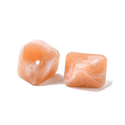 Opaque Acrylic Beads OACR-D320-02N-1