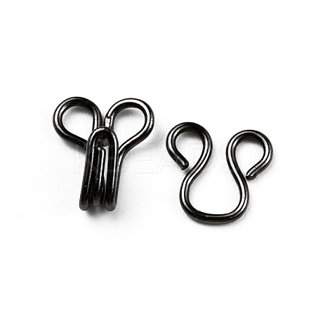 Brass Garment Hook and Eye KK-WH0044-93B-1