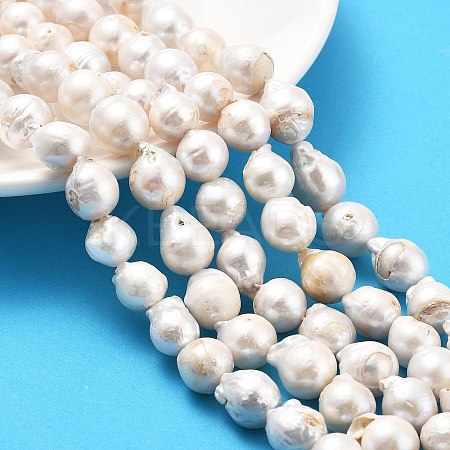Natural Nucleated Pearl Beads Strands PEAR-B004-15B-02B-1