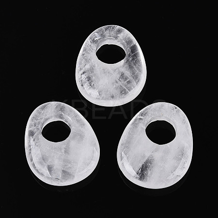 Natural Quartz Crystal Pendants X-G-T144-09A-1