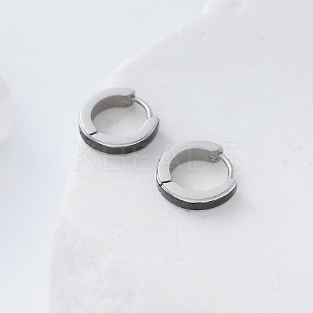 304 Stainless Steel Hoop Earrings XQ3729-1