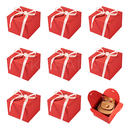10Sets Square Paper Gift Boxes CON-TA0001-11C-1