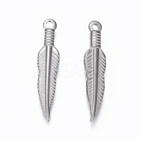 Tarnish Resistant 304 Stainless Steel Pendants LS-STAS-F187-29AS-1