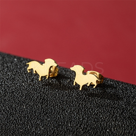 Stainless Steel Stud Earrings PW-WG88127-21-1