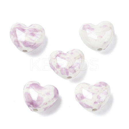 Glazed Porcelain Beads PORC-K003-04A-1