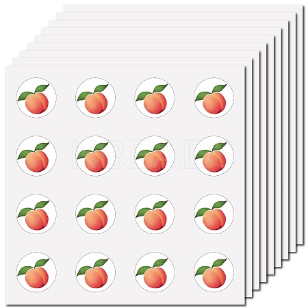 8Pcs Plastic Waterproof Self-Adhesive Picture Stickers DIY-WH0428-122-1