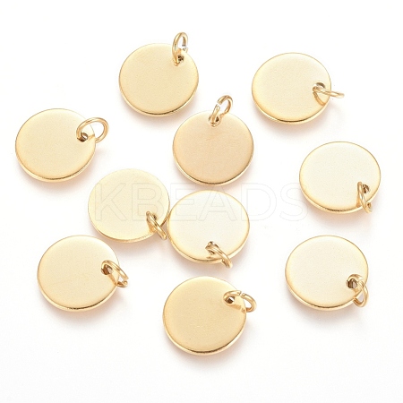 Ion Plating(IP) 304 Stainless Steel Charms STAS-I124-01D-G-1