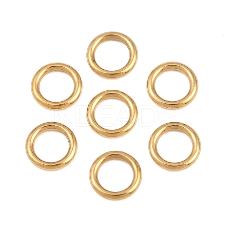 Ion Plating(IP) 304 Stainless Steel Closed Jump Rings STAS-G393-06G-06-1