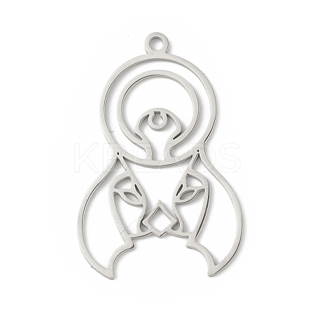 Non-Tarnish 201 Stainless Steel Pendants LS-STAS-K250-03P-1