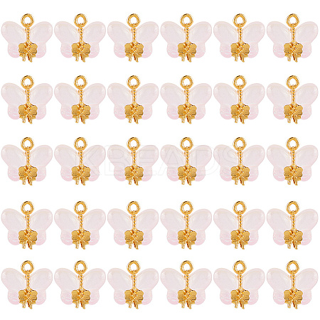 30Pcs Glass Pendants GLAA-SC0002-59A-1