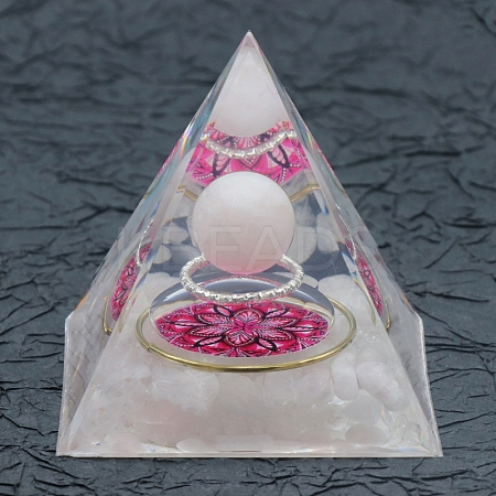 Resin Orgonite Pyramid X1-PW-WG36540-03-1