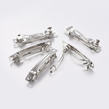 Iron Hair Barrette Findings LS-X-IFIN-S289-78mm-1