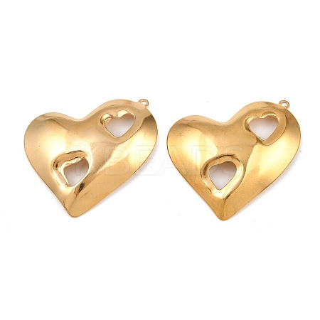 304 Stainless Steel Big Pendants LS-STAS-I363-01G-1