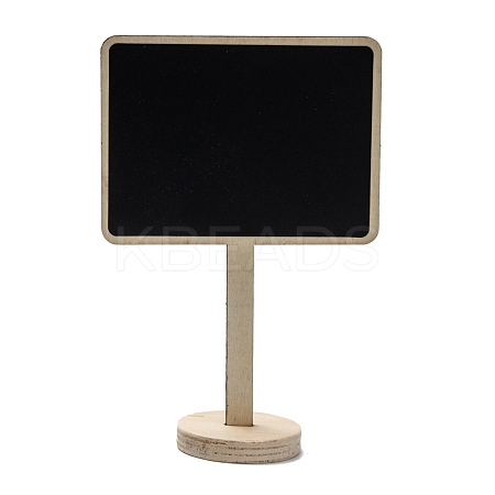 Rectangle Boxwood Mini Chalkboard Signs WOOD-F010-05-1