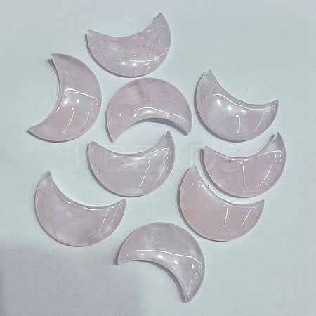 Natural Rose Quartz Healing Moon Stones LS-PW-WG62323-01-1